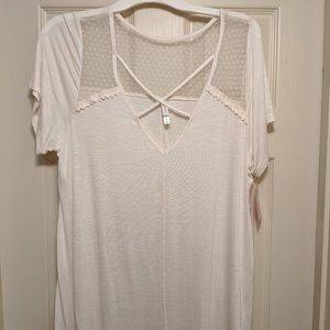 Xhilaration Short Sleeve Top NBW XL